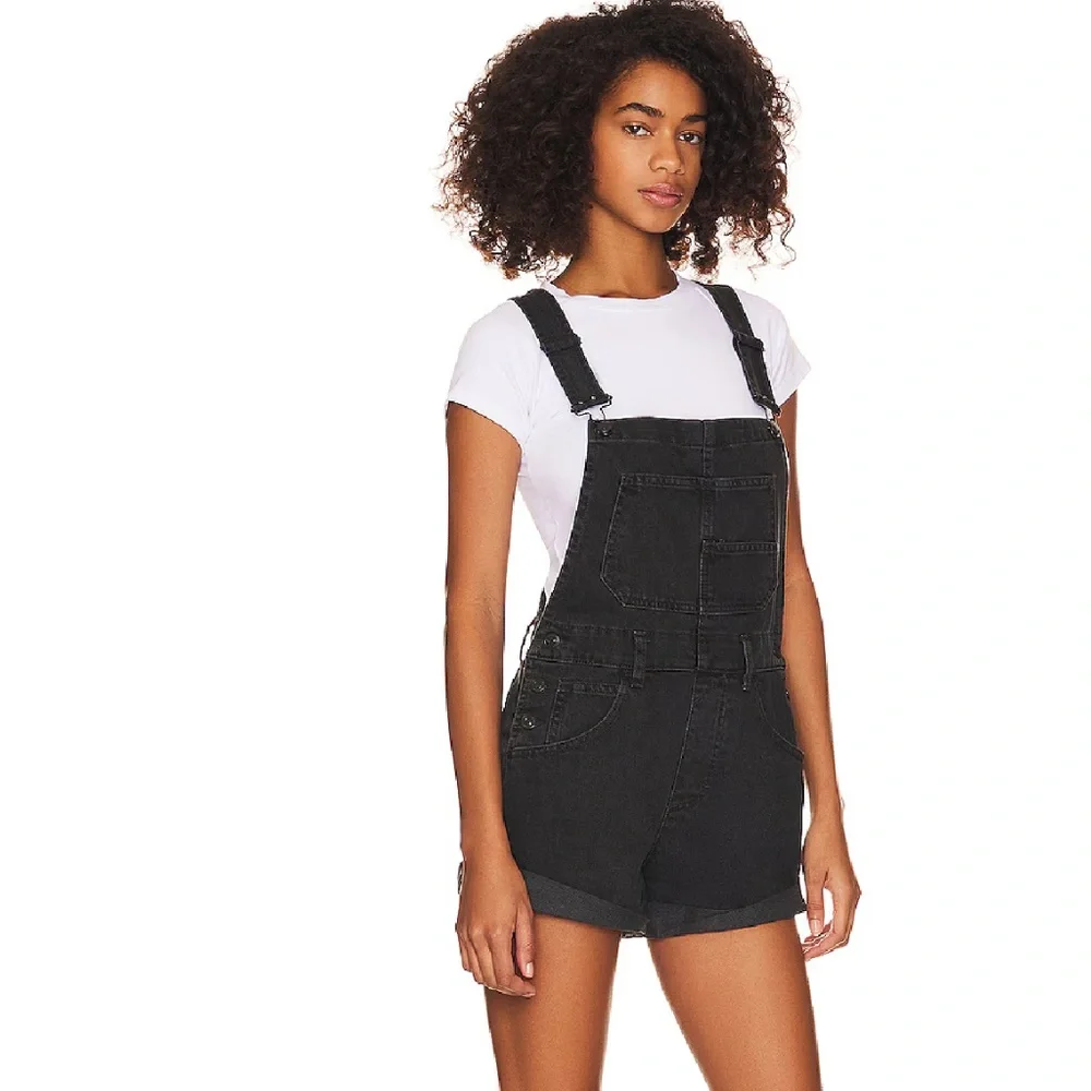 Free People Denim Rompers - Picture 1 of 3